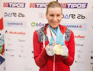 Anastasia Kuzmina sa v piatok vrátila zo ZOH 2018 domov, fotografia 1