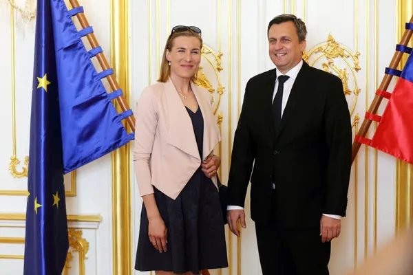 Anastasia Kuzmina na slávnostnom obede s predsedom NRSR Andrejom Dankom