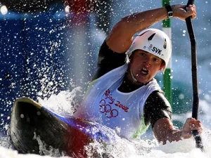 12. a 15. august 2018 – desiate výročia zisku druhého olympijského zlata Eleny Kaliskej aj Michala Martikána na OH v Pekingu, fotografia 2