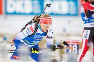 Paulína Fialková v šprinte šiesta, v stíhačke BRONZOVÁ, fotografia 2
