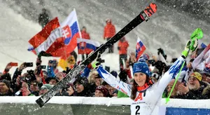 Petra Vlhová vo Flachau zdolala Mikaelu Shiffrin, fotografia 2