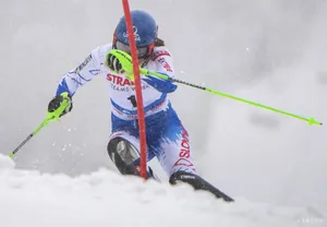 V slalome v Špindlerovom mlyne Petra Vlhová bronzová, fotografia 1