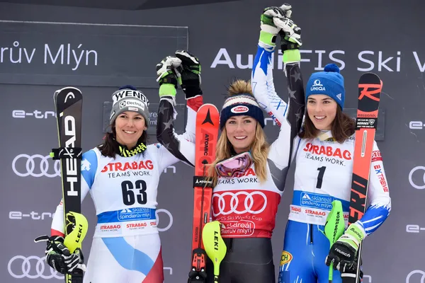 V Soldeu rovnako ako v Špindli, víťazkou Shiffrinová, Vlhová tretia