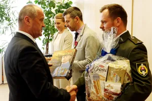 A. Kuzmina na prijatí u ministra obrany SR Petra Gajdoša, fotografia 5
