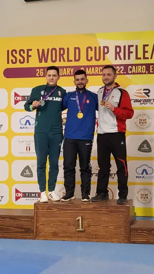 Patrik JÁNY vystrieľal vo SP v Káhire 1. a 2. miesto, fotografia 2