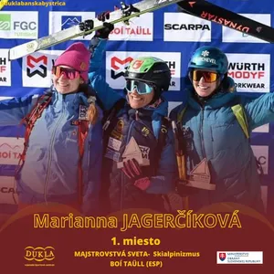 Úspešná sezóna skialpinistky Marianny JAGERČÍKOVEJ, fotografia 2
