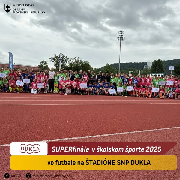 Na Atletickom štadióne SNP DUKLA sa konalo Superfinále školského pohára 2025