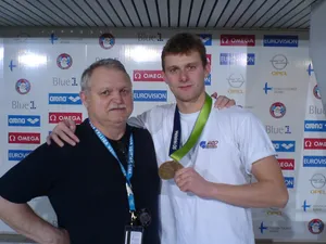 Jiří Walter a Ľuboš Križko, plávanie