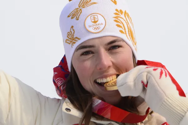 Petra Vlhová s olympijskou medailou