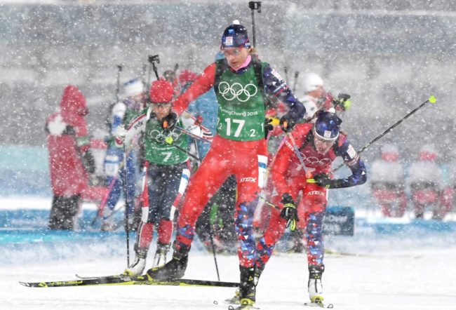 Kórea SR Pjongčang ZOH2018 biatlon štafeta ženy 4×6 km