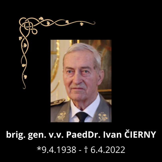 brig. gen. v.v. PaedDr. Ivan ČIERNY